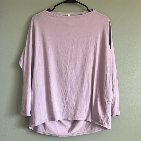 lululemon athletica Tops - Lululemon Back In Action Long Sleeve - Iced Iris